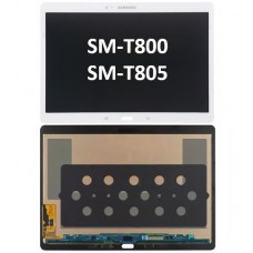 Samsung Galaxy Tab S SM-T800 805 LCD and Touch Screen Assembly [White] 