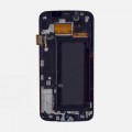 Samsung Galaxy S6 Edge LCD and Touch Screen Assembly with Frame [Blue]