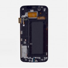 Samsung Galaxy S6 Edge LCD and Touch Screen Assembly with Frame [Blue]