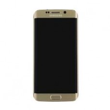 Samsung Galaxy S6 Edge LCD and Touch Screen Assembly with Frame [Gold]