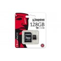 Kingston SDCS2/128GB  Kingston 128GB microSDHC Canvas Select Plus 100MB/s Read A1 Class 10 UHS-I Memory Card + Adapter (SDCS2/128GB)