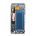 Samsung Galaxy S7 Edge OLED and Touch Screen Assembly with Frame [Silver]