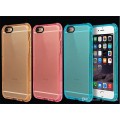 Air Bag Cushion DropProof Crystal Clear TPU Soft Rubber Case Cover For iPhone 6/6s/7/8 [Pink]