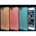 Air Bag Cushion DropProof Crystal Clear TPU Soft Rubber Case Cover For iPhone 6/6s/7/8 Plus [Pink]
