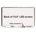 15.6" LED FHD(1920x1080) Slim 30 pin socket Laptop Screen Display Panel Top and Bottom Brackets