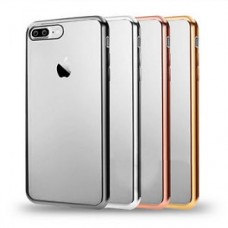 Iphone 7/8 Slim Crystal Clear Gel PTU Case [Rose Gold]