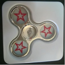 Electroplated Fidget Spinner Star [Sliver]