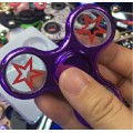 Electroplated Fidget Spinner Star [Purple]