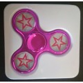 Electroplated Fidget Spinner Star [Hot Pink]