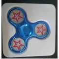 Electroplated Fidget Spinner Star [Blue]