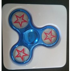 Electroplated Fidget Spinner Star [Blue]