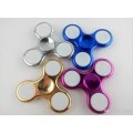 Electroplated Fidget Spinner with LED Light [Blue]