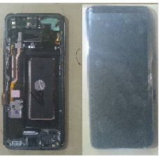 Samsung Galaxy S8 OLED and Touch Screen Assembly with frame [Black]
