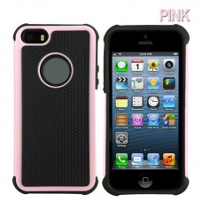 Heavy Duty Tough Case for iPhone 5S/5/SE [Pink]