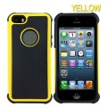 Heavy Duty Tough Case for iPhone 5S/5/SE [Yellow]