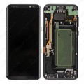 Samsung Galaxy S8 Plus OLED and Touch Screen Assembly With Frame [Black]