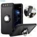 Heavy Duty Case with Finger Ring Car Mount Holder Magnet Adsorbing for iPhone6P/6SP [Black]