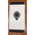 Heavy Duty Case with Finger Ring Car Mount Holder Magnet Adsorbing for iPhone6P/6SP [White]