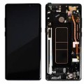 Samsung Galaxy Note 8 OLED and Touch Screen Assembly with frame [Midnight Black]