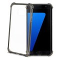 Air Bag Cushion DropProof Crystal Clear Soft Case Cover For Samsung Galaxy S7Edge [Black]