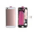 iPhone SE Housing with Charging port and power volume flex cable [Rose Gold]