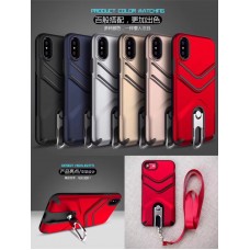 Outdoor Shockproof Case for iPhone X [Red]