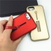 Hybrid Armor Shockproof Pushable Ring Holder Case for iPhone X /XS [Red]