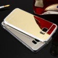 Slim Metal Mirror Case for Samsung S8 [Black Silver]