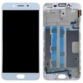 Oppo R9s LCD and Touch Screen with Frame Assembly [White][TFT Screen]