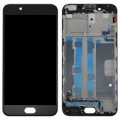 Oppo R9s LCD and Touch Screen with Frame Assembly [Black][TFT Screen]