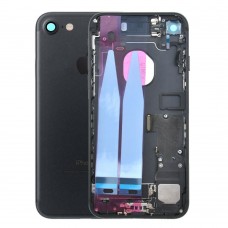 iPhone 7 Housing with Charging Port and Power Volume Flex Cable [Matte Black]