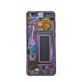 Samsung Galaxy S9 SM-G960X OLED and Touch Screen Assembly with frame [Lilac Purple][Refurb]