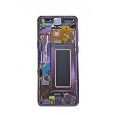 Samsung Galaxy S9 SM-G960X OLED and Touch Screen Assembly with frame [Lilac Purple][Refurb]