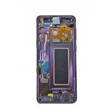 Samsung Galaxy S9 Plus SM-G965X OLED and Touch Screen Assembly with frame [Lilac Purple][Refurb]