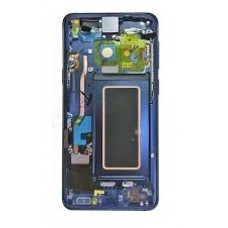 Samsung Galaxy S9 Plus SM-G965X OLED and Touch Screen Assembly with frame [Coral Blue][Refurb]