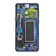 Samsung Galaxy S9 Plus SM-G965X OLED and Touch Screen Assembly with frame [Coral Blue][Refurb]