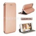 Ultra Slim Magnetic Leather Stand Wallet Flip Cover Protective Shell For Samsung S9P [Rose Gold]