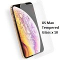 Tempered Glass Screen Protector for iPhone XS Max / iPhone 11 Pro Max (6.5") (Pk of 10)