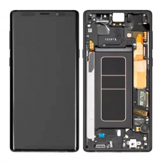 Samsung Galaxy Note 9 OLED and Touch Screen Assembly with frame [Midnight Black]