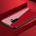 Shockproof Tempered Glass Glossy Case For Samsung S9 Plus [Red]