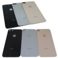 iPhone 8 Back Cover Glass with Camera Lens [Black] [High Quality]