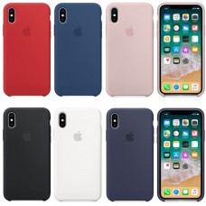 Luxury Silicone Cover Ultra-Thin Back Case For iPhone XS MAX [Dark Blue]