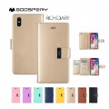 [Special]Mercury Goospery Rich Diary  Case for iPhone XS Max [Pink / Hot Pink]