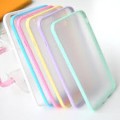 Fruit Color Outline Transparent Soft TPU Case Cover for iPhone 4 4S - Purple
