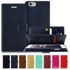 Mercury Goospery Mansoor Diary Case for iPhone X / XS [Navy]