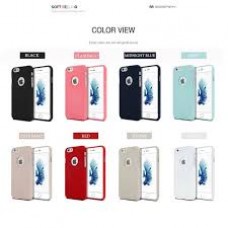 [Special] Mercury Goospery Soft Feeling Jelly Case for iPhone 8+ (Hole) [Midnight Blue]