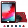 Heavy Duty Rugged Protective Case With a 360 Degree Swivel Stand for iPad 9.7"/ ipad Air [Red]