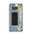 Samsung S10 Plus OLED and Touch Screen Assembly with frame [Blue]