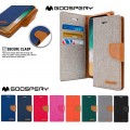 [Special] Mercury Goospery Canvas Diary Case for Samsung Galax A8 A530 [Navy / Camel]