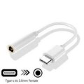 USB Type C to Headphone Jack Audio Port Adapter for Apple